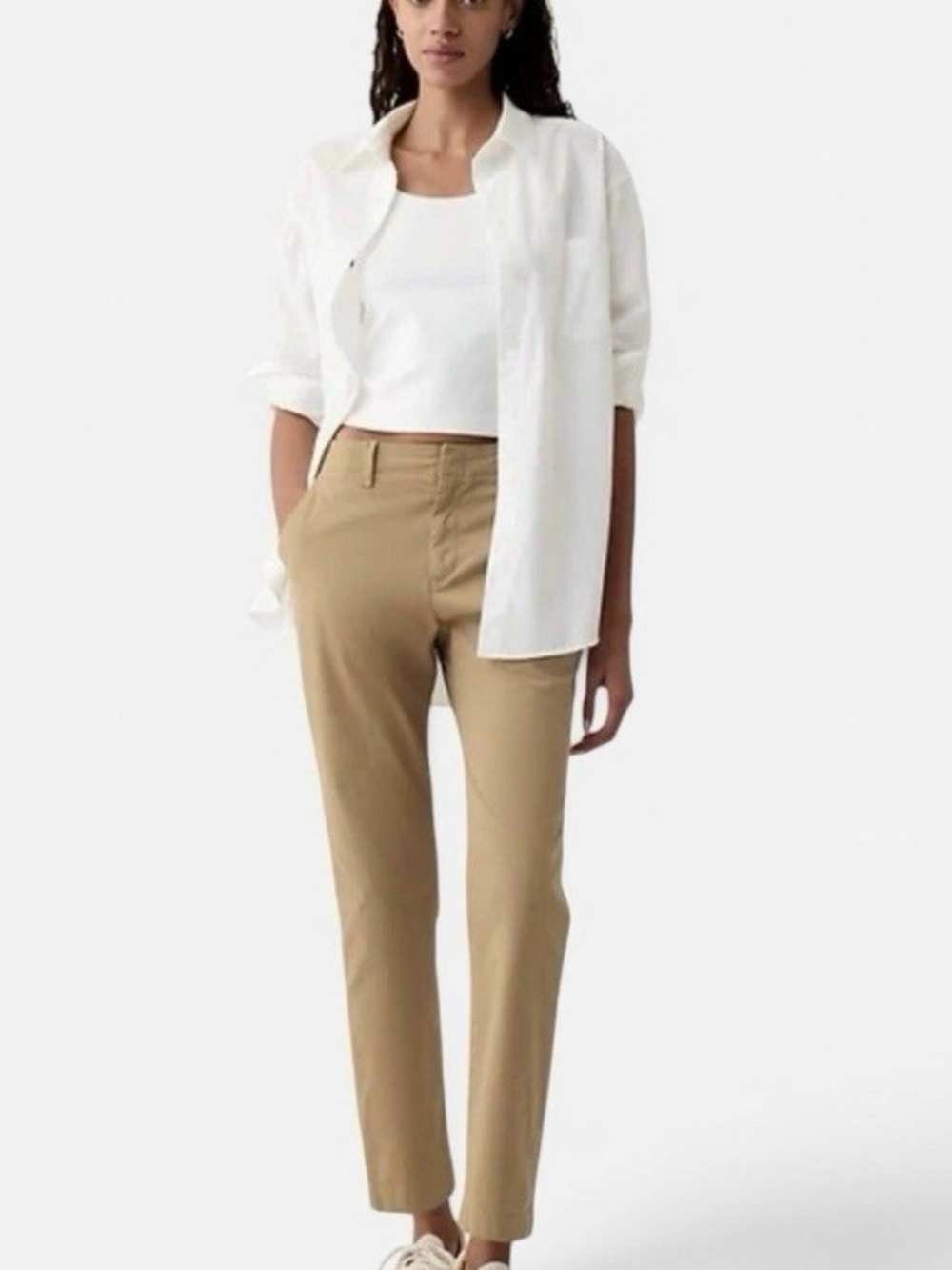 GAP Downtown Chino (Sz10) in Vanilla Buttercream color. No tags but never worn.